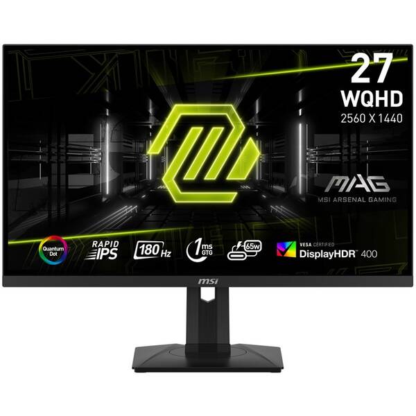 Herní monitor MSI MAG 274QRF QD E2 černá barva
