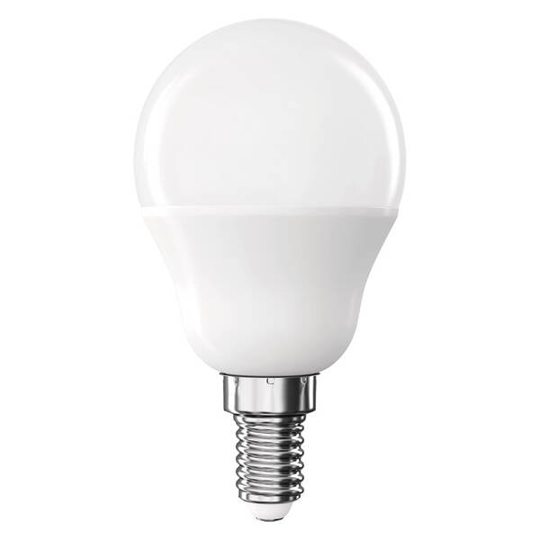 Žárovka LED EMOS Classic Mini Globe, 6,5 W, 806lm, E14, teplá bílá 

