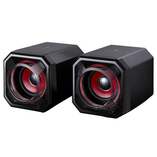 Reproduktory SureFire Gator Eye Gaming, 2.0 černé/červené


