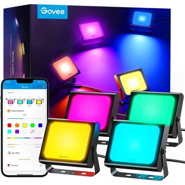 Venkovní svítidlo Govee Flood Lights SMART LED, 4ks 

