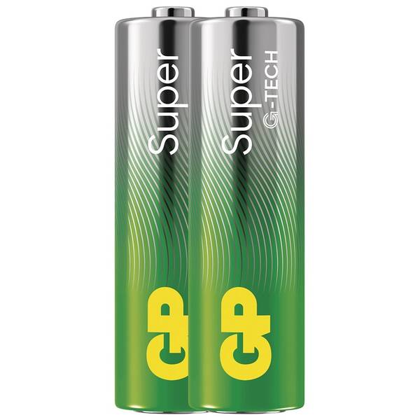 Baterie alkalická GP Super AA (LR6), 2 ks 

