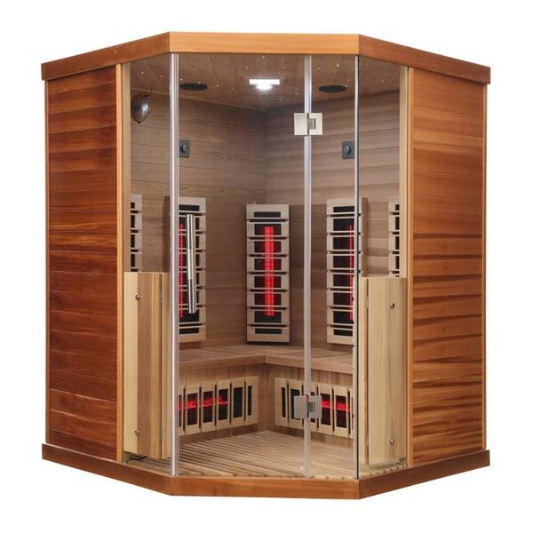 Infrasauna Belatrix Cedr Superior 3/4 RegenaRay 

