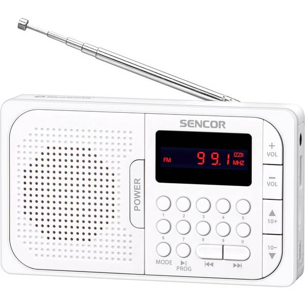 Radiopřijímač Sencor SRD 216WH bílý

