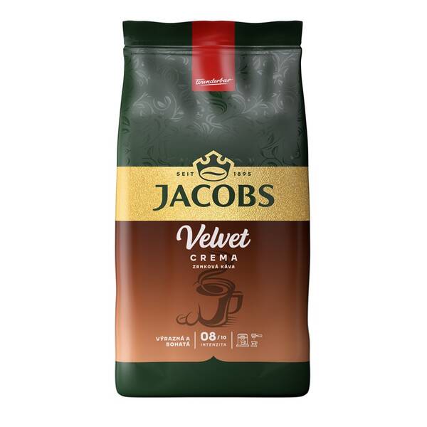 Káva zrnková Jacobs Velvet Crema 1 kg 

