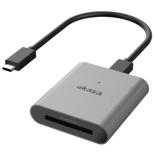 Čtečka paměťových karet AKASA CFexpress, USB 3.2 Type-C 

