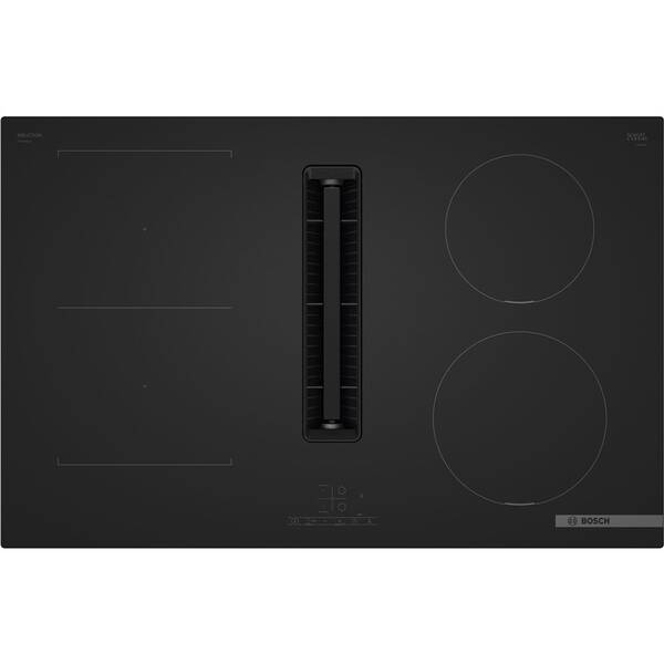 Indukční varná deska s odsáváním Bosch PVS81AB16E Matt Design černá

