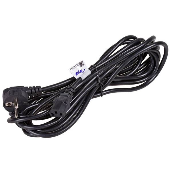 Kabel Akyga napájecí 230V, tří pólový, 5 m černý

