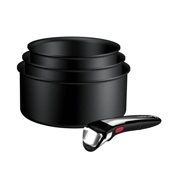Sada nádobí Tefal P0079002, 4 ks černá

