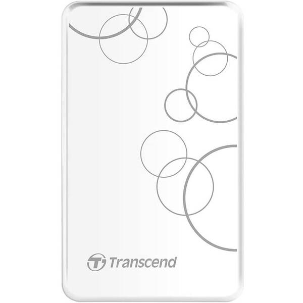 Externí pevný disk 2,5" Transcend 25A3A 2TB, USB 3.0 (3.1 Gen 1) bílý


