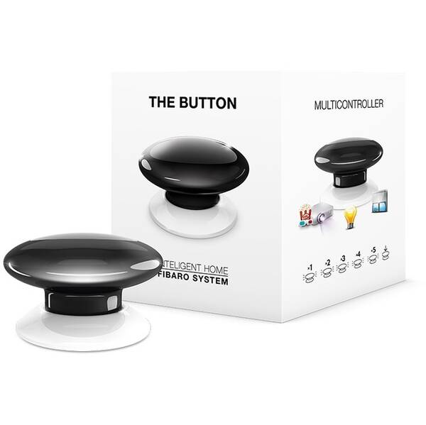 Tlačítko Fibaro Button, Z-Wave Plus černé

