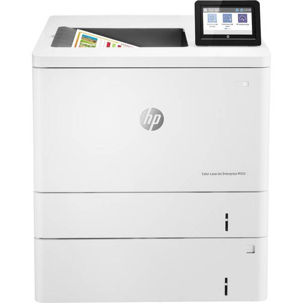 Tiskárna laserová HP Color LaserJet Ent M555x bílá

