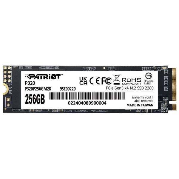 SSD Patriot P320 256GB NVMe 

