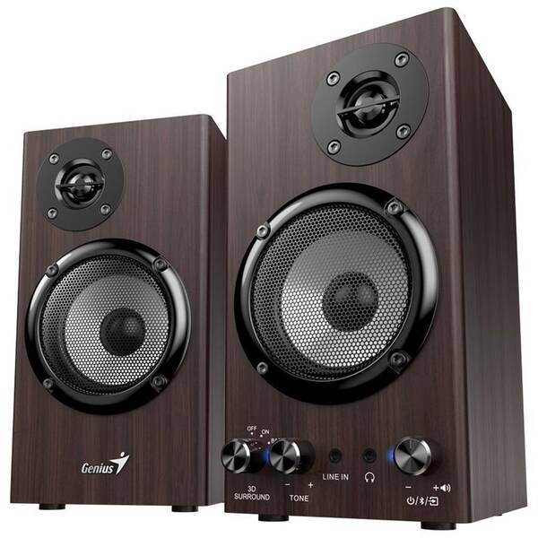 Reproduktory Genius SP-HF520BT hnědé

