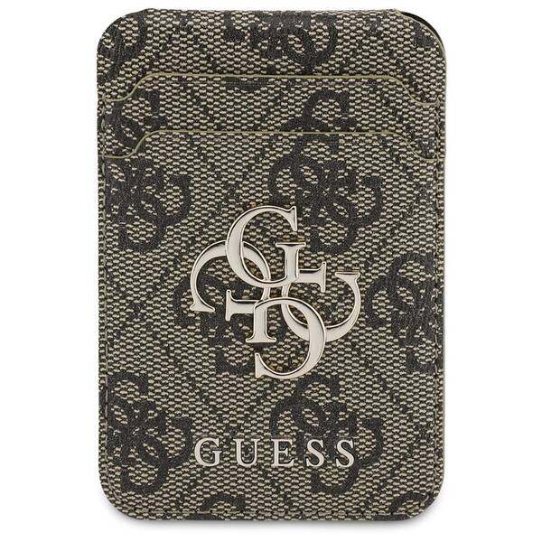Peněženka Guess 4G Metal Logo MagSafe Cardslot hnědá

