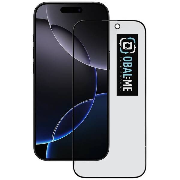 Tvrzené sklo Obal:Me Privacy 5D na Apple iPhone 16 Pro černé

