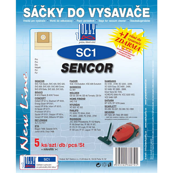 Sáčky do vysavače Jolly SC 1 (5 ks) 

