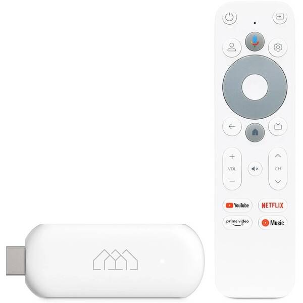 Multimediální centrum HOMATICS Stick 4K bílé


