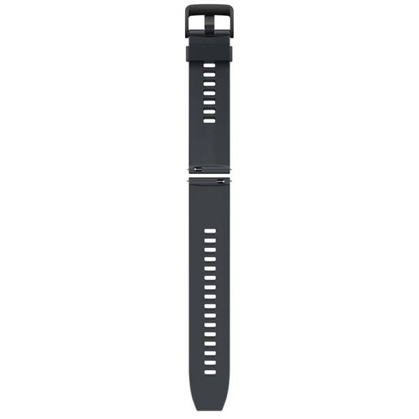 Řemínek Huawei silikonový pro chytré hodinky Huawei Watch GT, Watch GT 2 - Graphite Black černý

