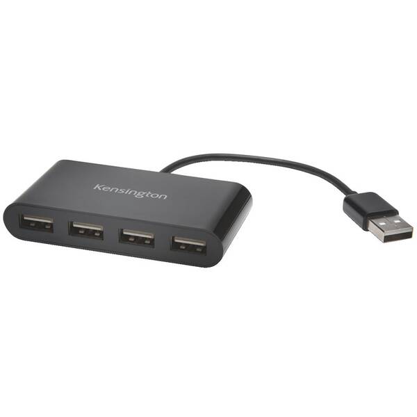 USB Hub KENSINGTON USB 2.0/4x USB 2.0 černý

