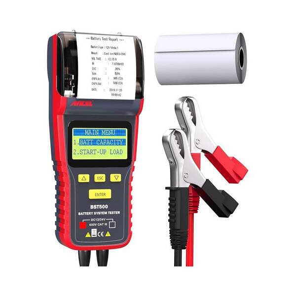 Tester autobaterie Ancel BST500 černý

