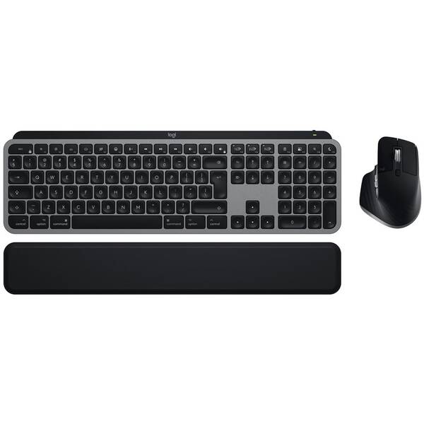 Klávesnice s myší Logitech MX Keys S Combo pro MacBook, US INT'L layout šedá

