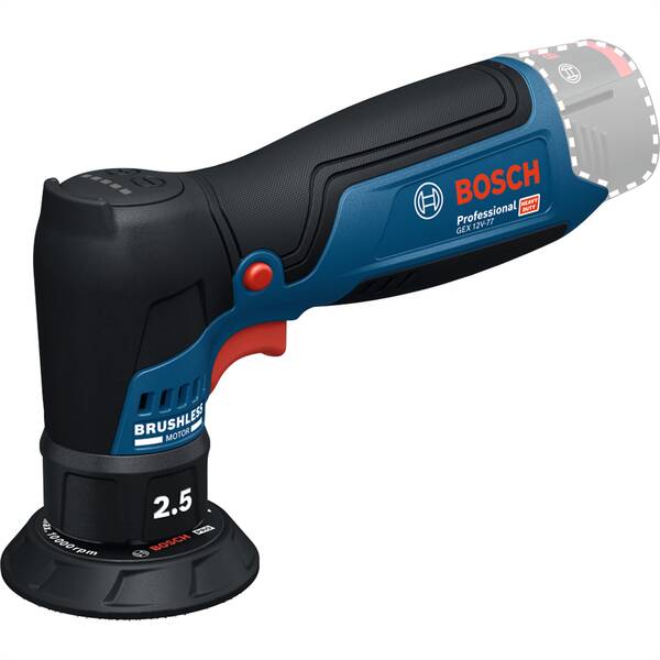 Excentrická bruska Bosch Professional GEX 12V-77 (bez baterie) 

