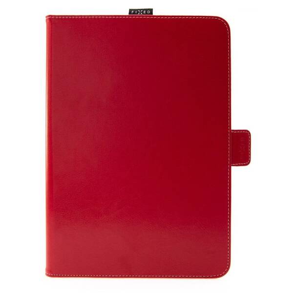 Pouzdro na tablet flipové FIXED Novel na tablety 10,1" s kapsou pro stylus červené

