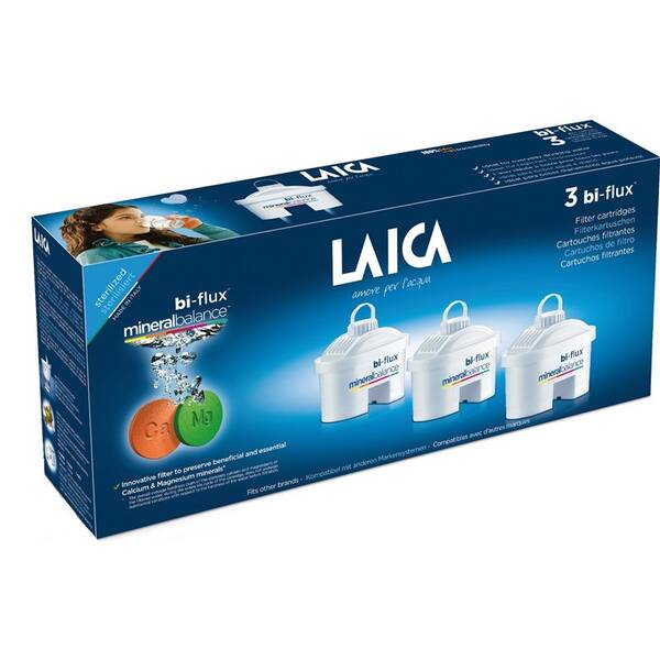 Filtr na vodu Laica M3M, 3 ks bílý

