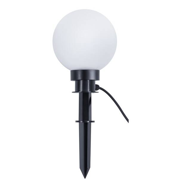 Venkovní svítidlo Reality Bolo, průměr 20 cm černá/bílá

