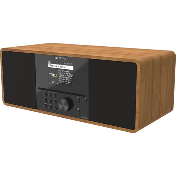 Internetový radiopřijímač s DAB+ Telestar TOP 300 černý/hnědý

