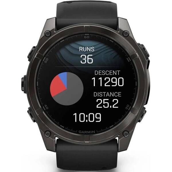 Chytré hodinky Garmin fēnix 8 - 51 mm, AMOLED Sapphire (EU distribuce) černé

