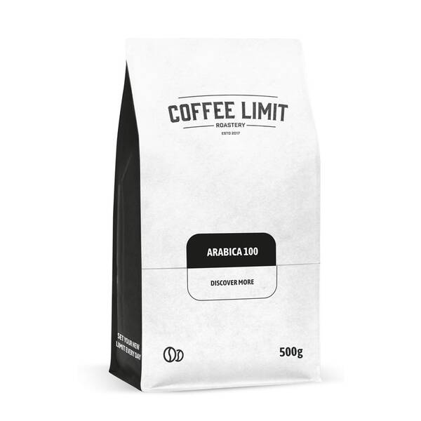 Káva zrnková COFFEE LIMIT Arabica 100 500 g 


