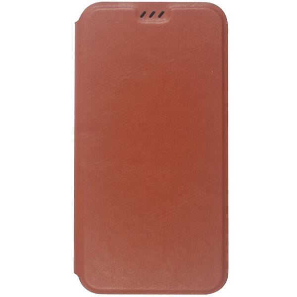 Pouzdro na mobil flipové RhinoTech FLIP Eco Case na Apple iPhone 14 Plus hnědé

