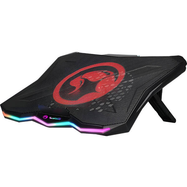 Chladící podložka pro NTB Marvo FN-40 pro 17" černá/červená

