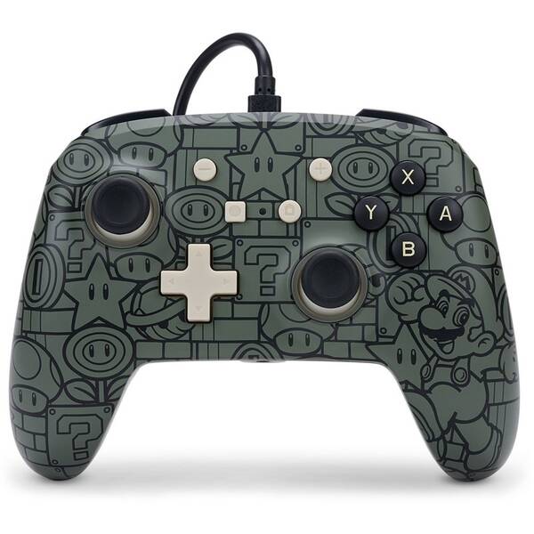 Gamepad PowerA Enhanced Wired - Nintendo Switch - Power-Up Mario 

