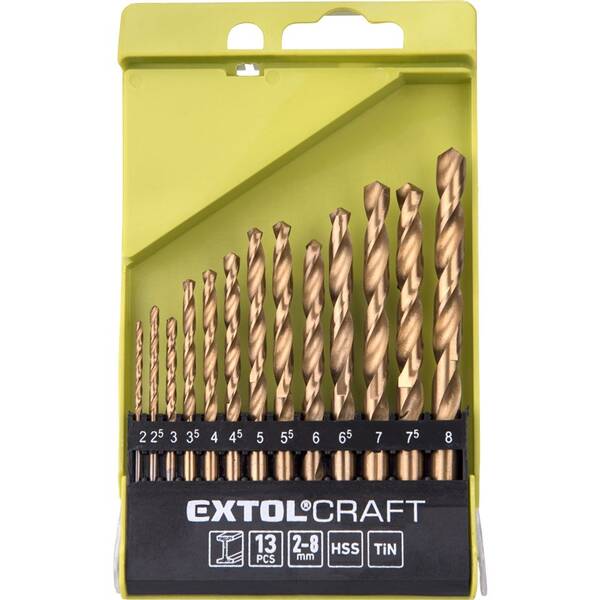 Sada vrtáků Extol Craft 1118A HSS (13 ks) 

