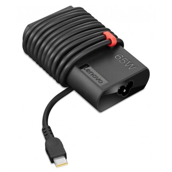 Napájecí adaptér Lenovo ThinkPad Slim 65W AC (USB-C) - EU/INA/VIE/ROK černý

