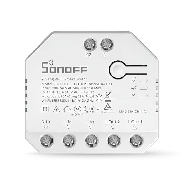 Modul Sonoff Smart switch WiFi Dual R3 


