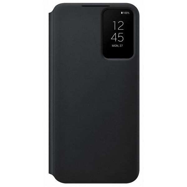 Pouzdro na mobil flipové Samsung Clear View na Galaxy S22+ černé


