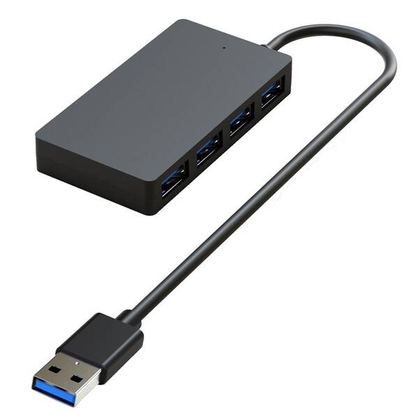 USB Hub WG USB/4x USB 3.0 černý


