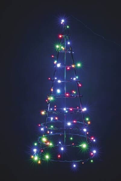 Vánoční osvětlení EMOS 80 LED, 8m, řetěz, vícebarevná, i venkovní použití 

