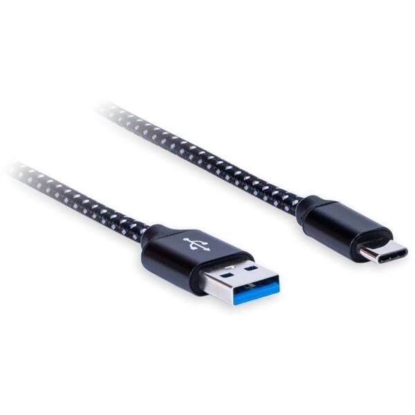Kabel AQ USB 3.1/USB-C, 1,8m černý


