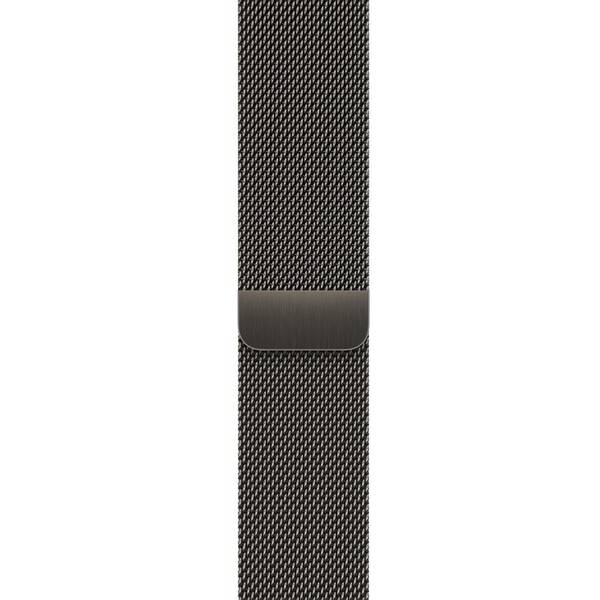 Řemínek Apple 41mm grafitově šedý milánský tah 

