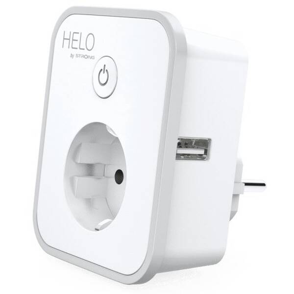 Chytrá zásuvka Strong Helo-PLUSB-EU, WiFi bílá

