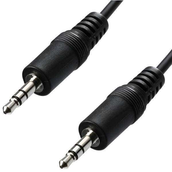 Kabel AQ audio 3,5 mm jack na 3,5 mm jack, 3 m černý


