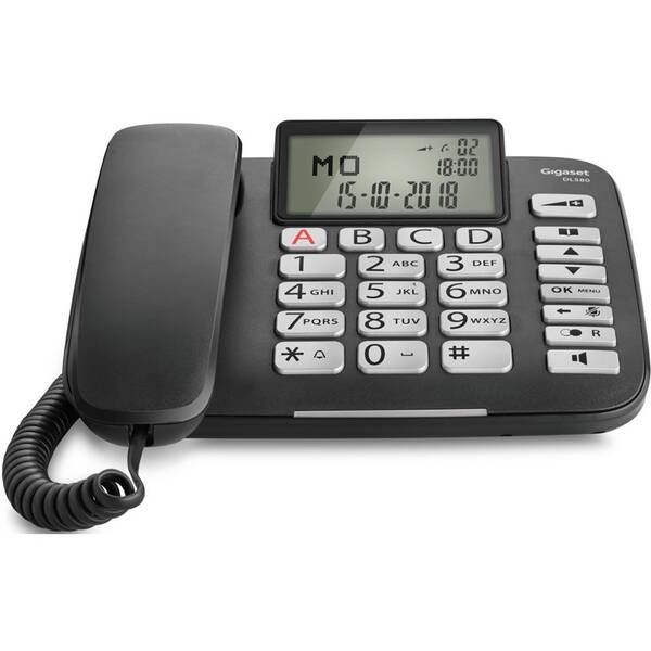 Domácí telefon Gigaset DL580 černý

