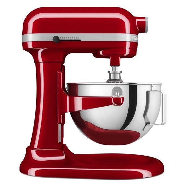 Kuchyňský robot KitchenAid 5KSM55SXXEER červená barva
