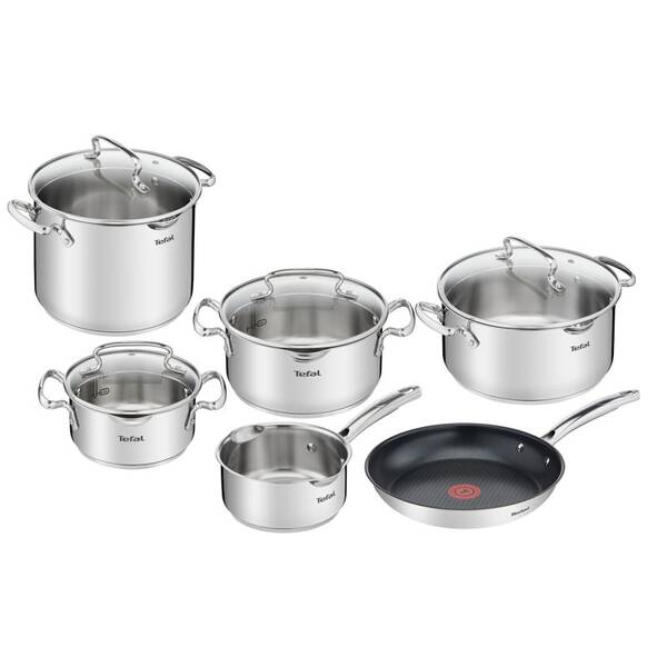 Sada hrnců Tefal G718SA74 nerez

