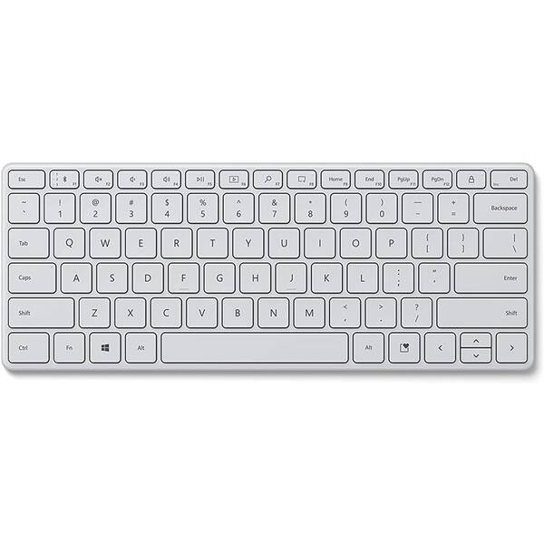 Klávesnice Microsoft Bluetooth Designer Compact, CZ/SK bílá barva
