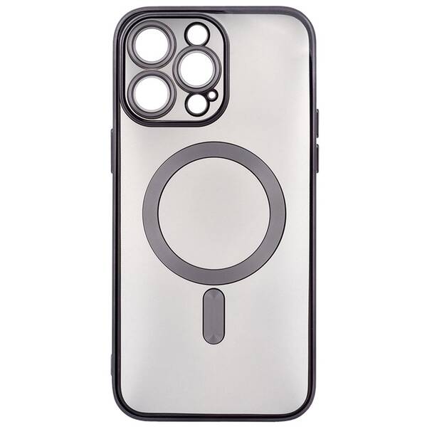 Kryt na mobil WG Magic Eye Magnet na Apple iPhone 14 Pro černý/průhledný

